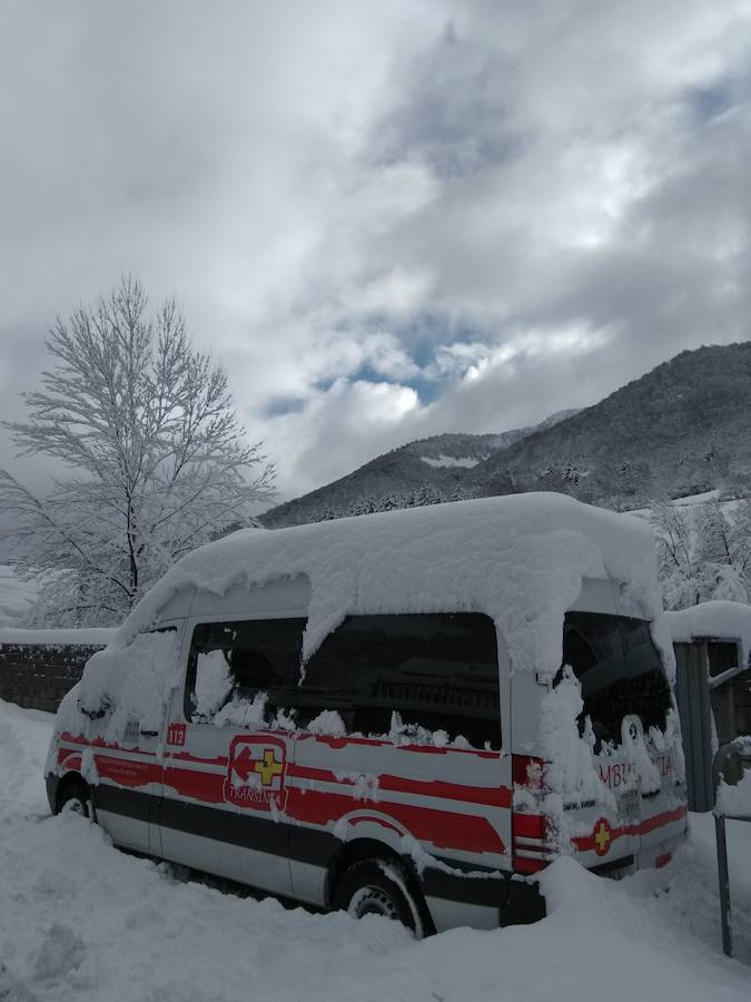 Nieve, frío y lluvia en Asturias