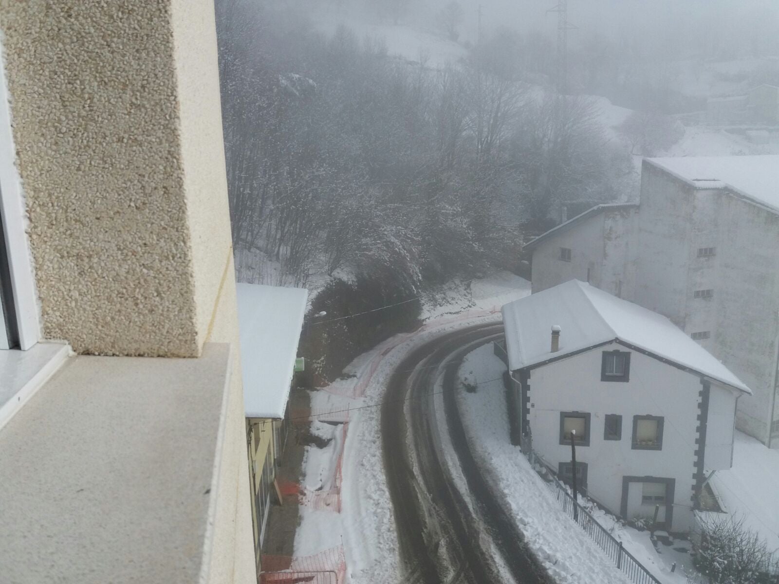 Nieve, frío y lluvia en Asturias