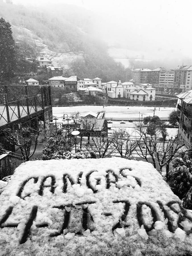 Nieve, frío y lluvia en Asturias