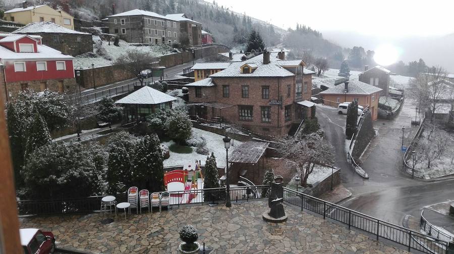 Nieve, frío y lluvia en Asturias