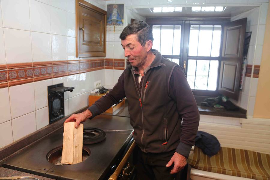 El concejo de Amieva se encuentra cubierto de un manto blanco tras las últimas nevadas, que dejan estas imágenes