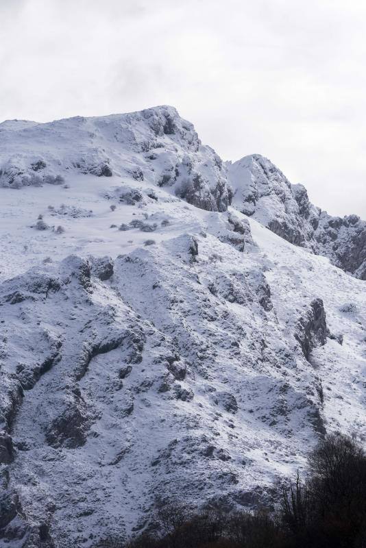 El Naranco cubierto de nieve se ha convertido en toda una atracción para muchos vecinos de Oviedo, que no han dudado en acercarse a disfrutar de la estampa. Otros puntos como Afilorios o Pedrovieya también se han cubierto de nieve. 