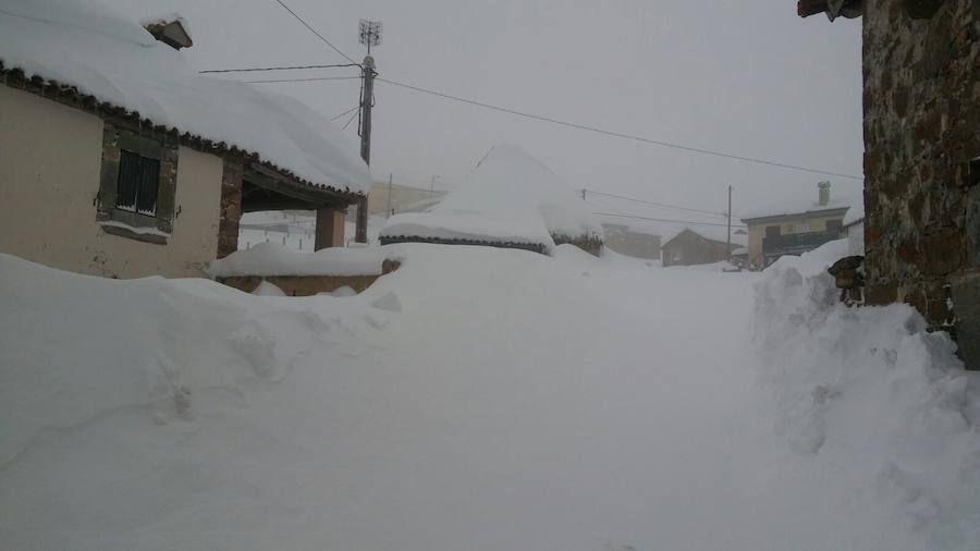 La nieve ha cubierto de un manto blanco gran parte del Suroccidente de Asturias, donde ha dejado importantes problemas en comunicaciones e infraestructuras eléctricas. Una de las vías con mayores complicaciones es el puerto de Leitariegos, en Cangas del Narcea.