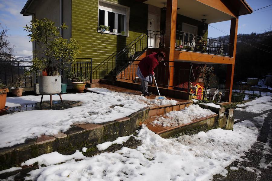 Continúa la ola de frío en Asturias