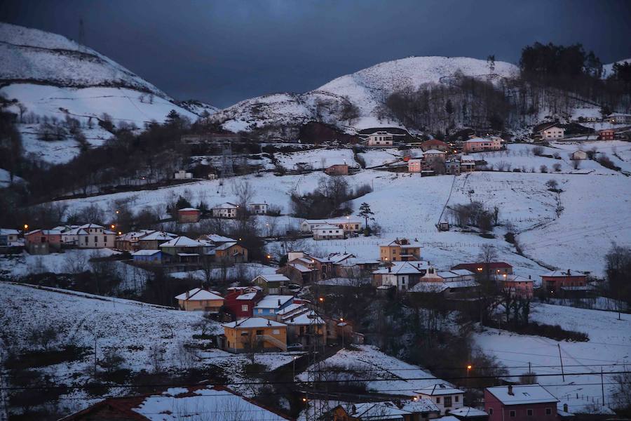 Continúa la ola de frío en Asturias