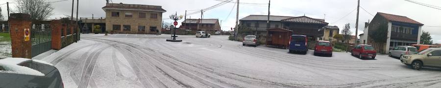 El granizo se hizo notar en Quintes