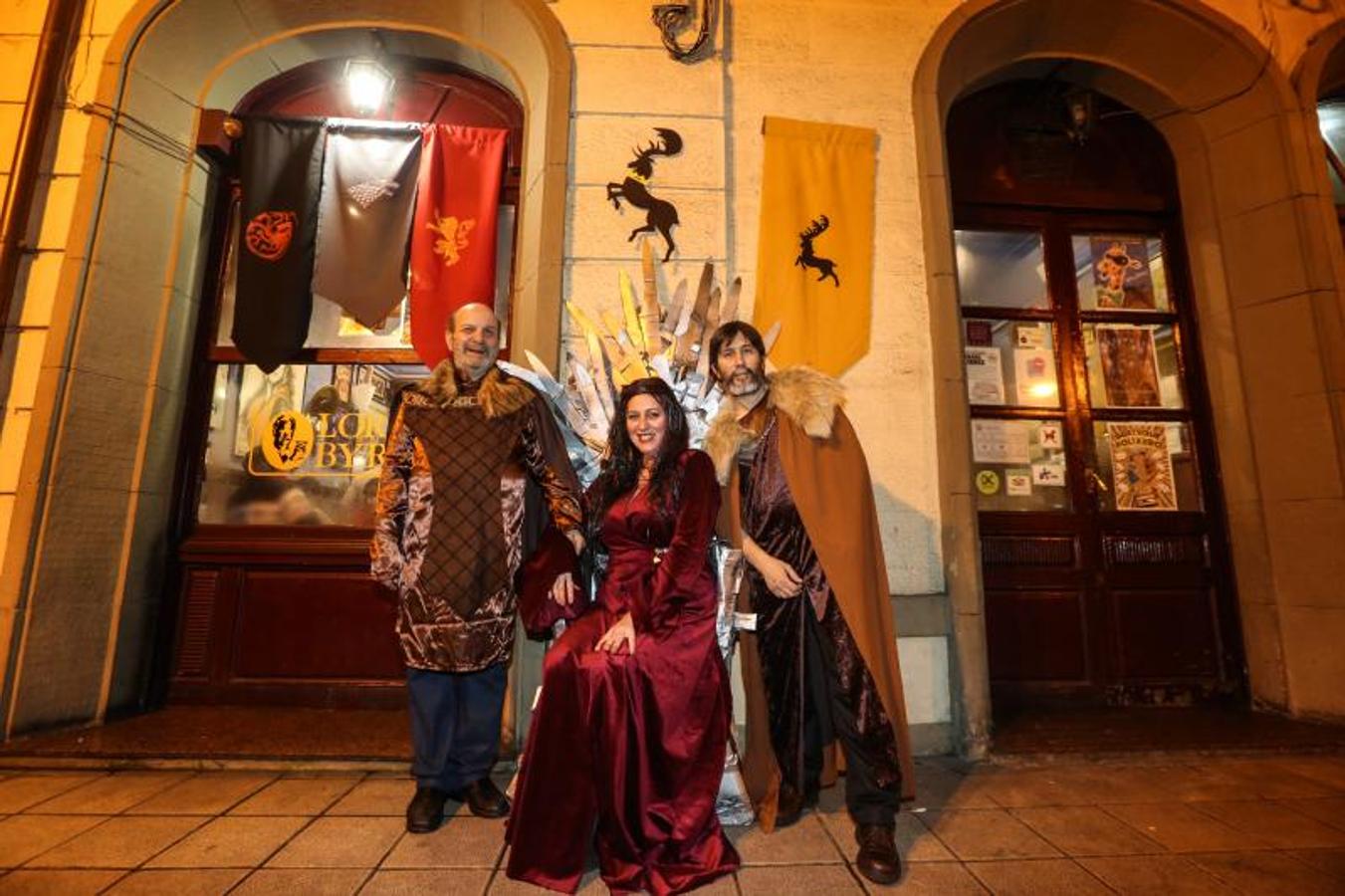 El Populart, en la plaza de El Carbayedo, ha vuelto a ganar este año el concurso de chigres antroxaos