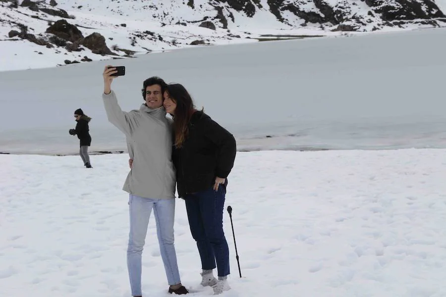 Fin de semana de nieve en Los Lagos de Covadonga - Asturias