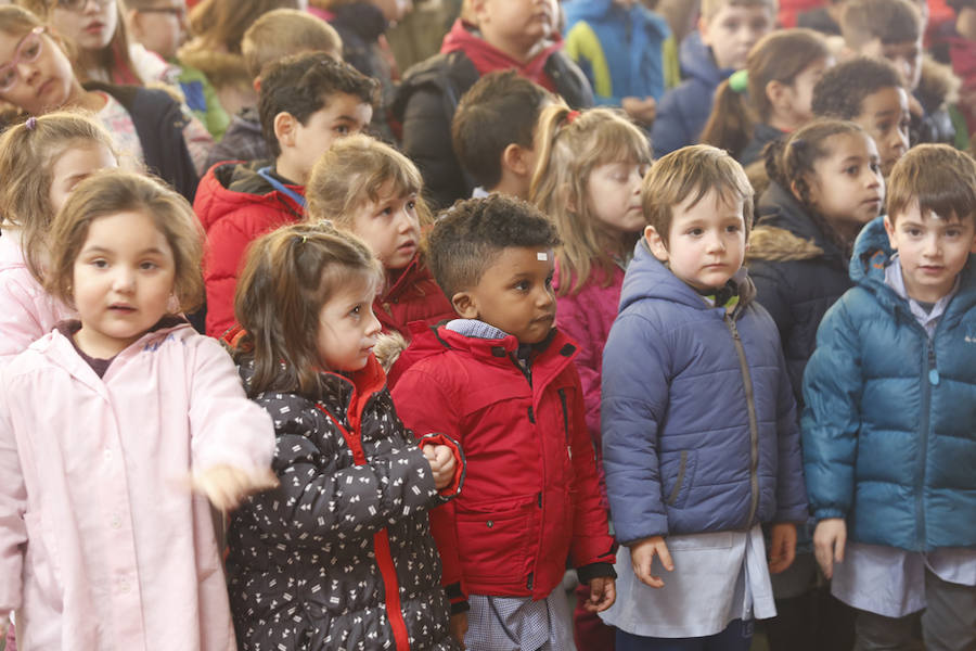 En la Escuelona conviven niños de diferentes nacionalidades