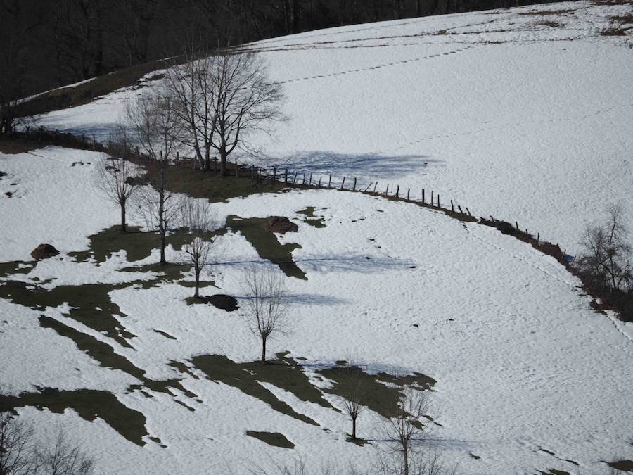 De Oriente a Occidente, el Principado ha disfrutado este sábado de un espléndido día para contemplar el paisaje o practicar deportes de invierno. 