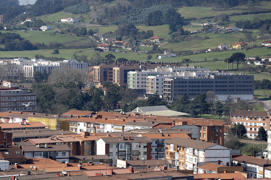 Imágenes tomadas desde los lugares más altos de la ciudad. Vista desde la Estrella.