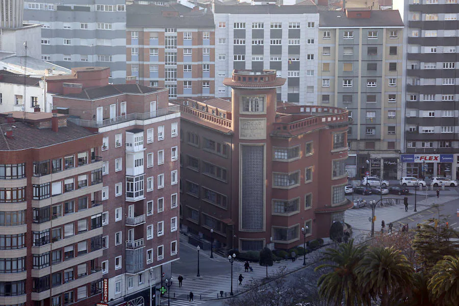 Imágenes tomadas desde los lugares más altos de la ciudad. Vista desde Begoña.