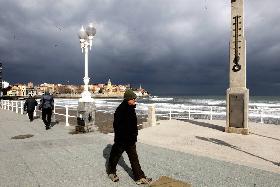 Fotos: Asturias se protege del frío siberiano