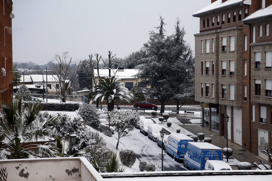 Fotos: Oviedo y el centro de la región amanecen cubiertos de nieve