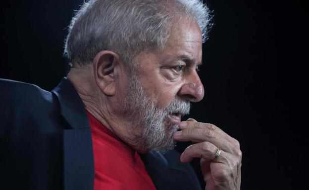 Lula da Silva, durante la entrevista. 