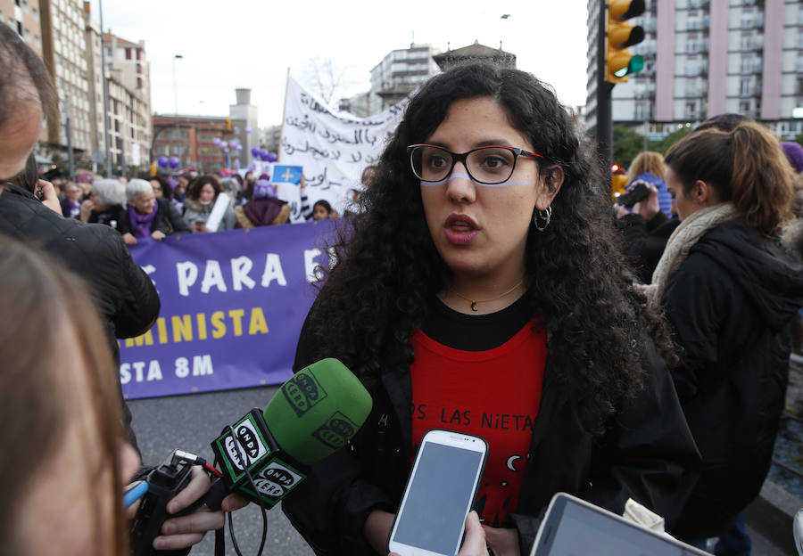 Asturias celebra el Día Internacional de la Mujer en las calles de Gijón en la primera huelga general feminista convocada bajo el lema 'Si nosotras paramos, se para el mundo'