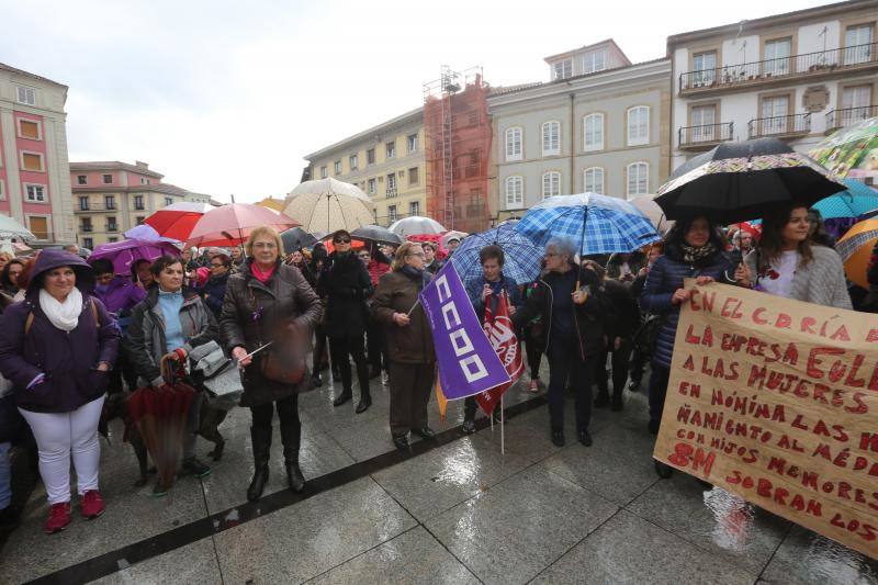 Fotos: Concentración en Avilés por el 8-M