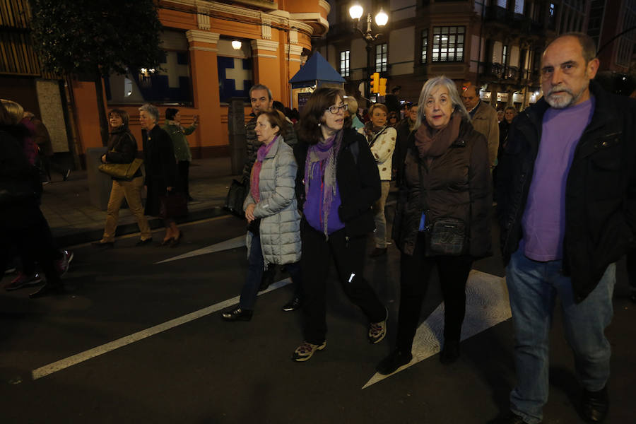 Asturias celebra el Día Internacional de la Mujer en las calles de Gijón en la primera huelga general feminista convocada bajo el lema 'Si nosotras paramos, se para el mundo'