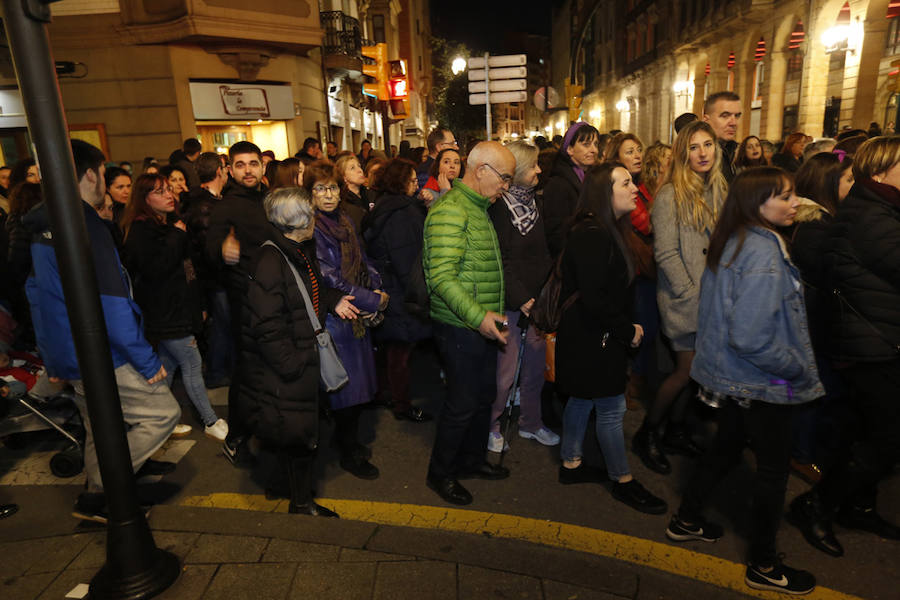 Asturias celebra el Día Internacional de la Mujer en las calles de Gijón en la primera huelga general feminista convocada bajo el lema 'Si nosotras paramos, se para el mundo'