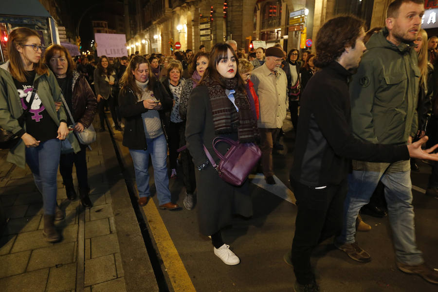 Asturias celebra el Día Internacional de la Mujer en las calles de Gijón en la primera huelga general feminista convocada bajo el lema 'Si nosotras paramos, se para el mundo'
