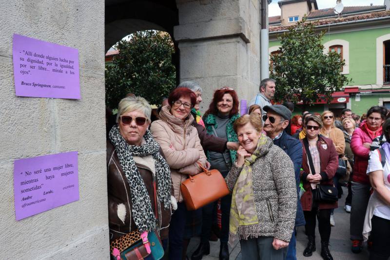 Pasacalles nocturnos en Oviedo, Gijón y Avilés y piquetes informativos en calles y espacios públicos. Así ha comenzado la jornada de huelga del 8 de marzo en Asturias.