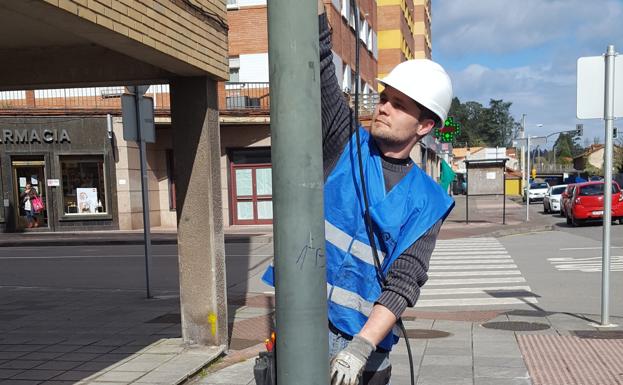 La instalación de las videocámaras de seguridad comienza en Cancienes