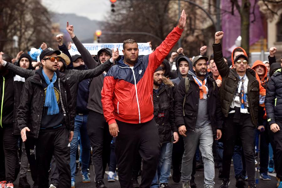 El cuadro bilbaíno sucumbió ante el Olympique de Marsella por 1-2 en San Mamés. Payet abrió el marcador de penalti y Ocampos remachó para los franceses. Williams recortó distancias y Aduriz fue expulsado por doble tarjeta amarilla.