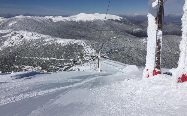 El Puerto de Navacerrada, durante las primeras jornadas de marzo