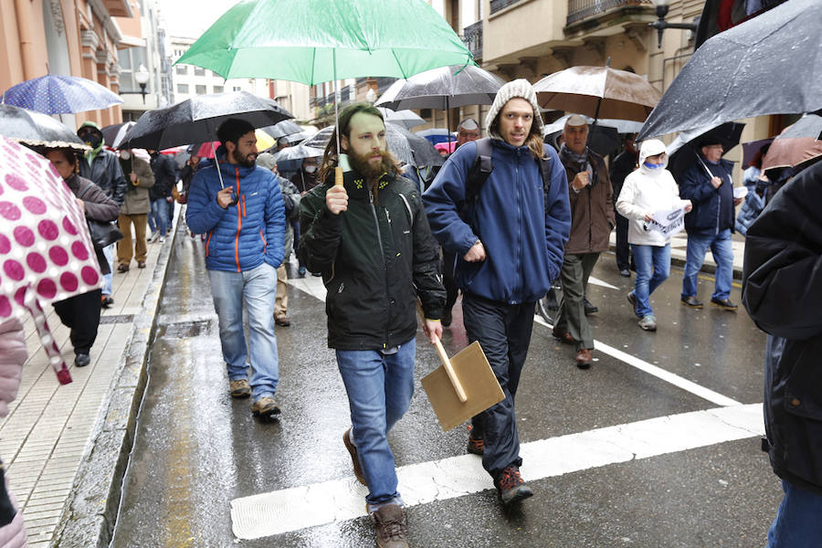 Fotos: Miles de personas se concentra en Gijón contra la contaminación en Asturias