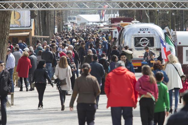 El Campeonato de Food Trucks, celebrado en Gijón en 2016. 