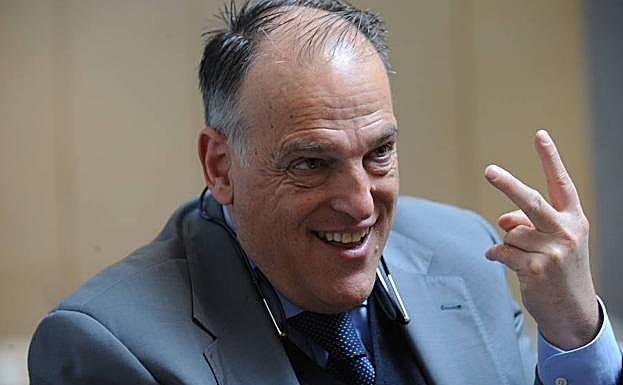 Javier Tebas, presidente de LaLiga. 
