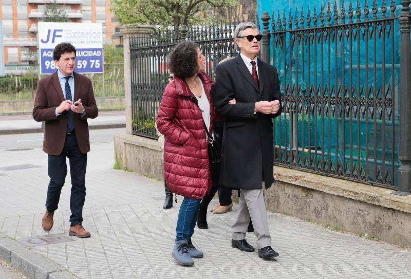 El funeral por el historiador de la arquitectura local en la iglesia parroquial de la Asunción congregó a sus familiares, compañeros y amigos.