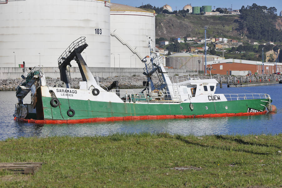 Fotos: El barco &#039;Saramago&#039; en el Muelle de la Osa
