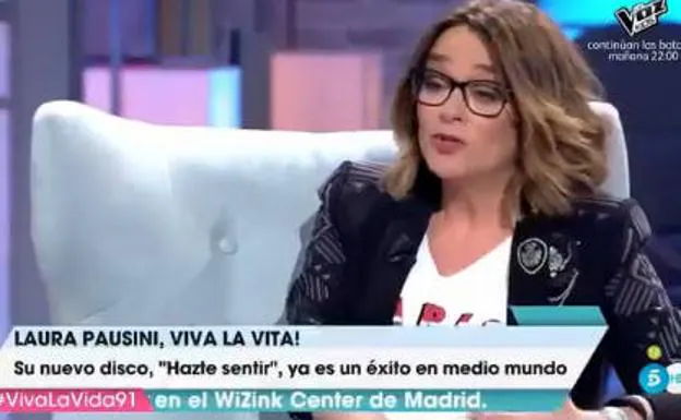 Laura Pausini saca del armario a Toñi Moreno en directo