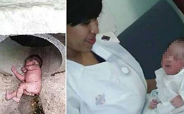 El milagro del bebé que fue abandonado en una alcantarilla llena de hormigas rojas