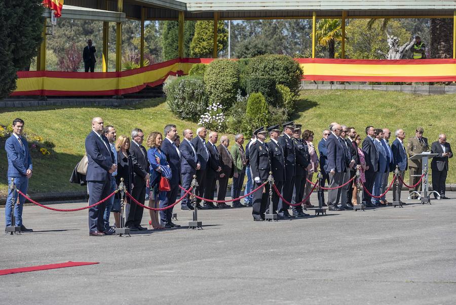 El delegado del Gobierno en Asturias, Mariano Marín, asiste al acto de conmemoración del XXX aniversario de la Unidad de Servicios del Acuartelamiento (USAC) Cabo Noval