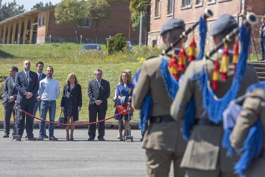 El delegado del Gobierno en Asturias, Mariano Marín, asiste al acto de conmemoración del XXX aniversario de la Unidad de Servicios del Acuartelamiento (USAC) Cabo Noval
