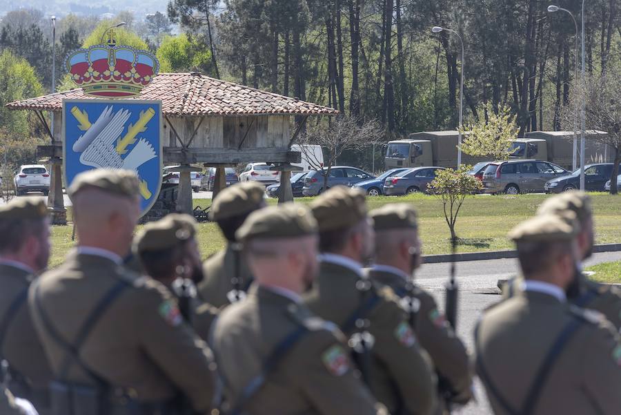 El delegado del Gobierno en Asturias, Mariano Marín, asiste al acto de conmemoración del XXX aniversario de la Unidad de Servicios del Acuartelamiento (USAC) Cabo Noval