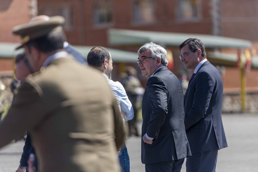 El delegado del Gobierno en Asturias, Mariano Marín, asiste al acto de conmemoración del XXX aniversario de la Unidad de Servicios del Acuartelamiento (USAC) Cabo Noval