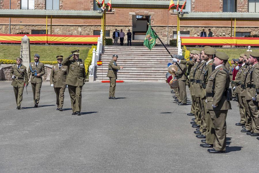 El delegado del Gobierno en Asturias, Mariano Marín, asiste al acto de conmemoración del XXX aniversario de la Unidad de Servicios del Acuartelamiento (USAC) Cabo Noval