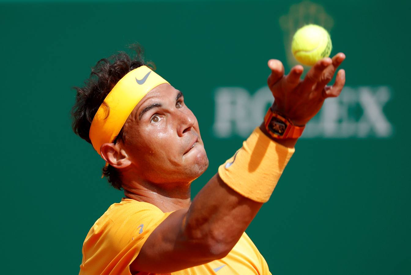 Rafa Nadal busca su undécimo título en el MAsters 1000 de Montecarlo. SU primer partido ha sido ante Bedene.