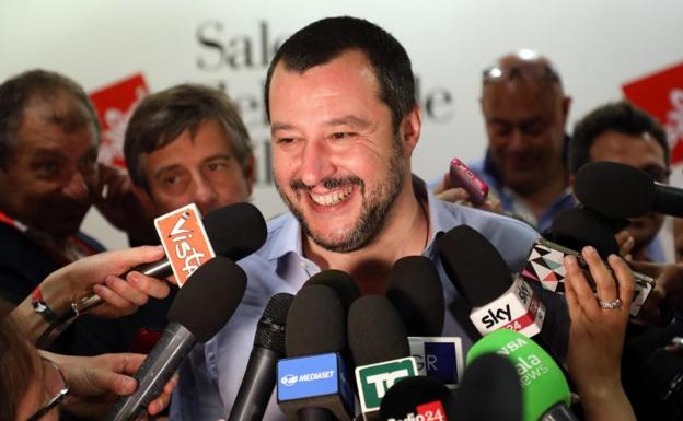 El líder de la ultraderechista Liga Norte, Matteo Salvini.