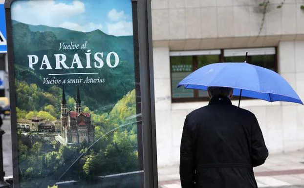 Las lluvias serán más intensas durante las jornadas del sábado y el domiento en Asturias. 
