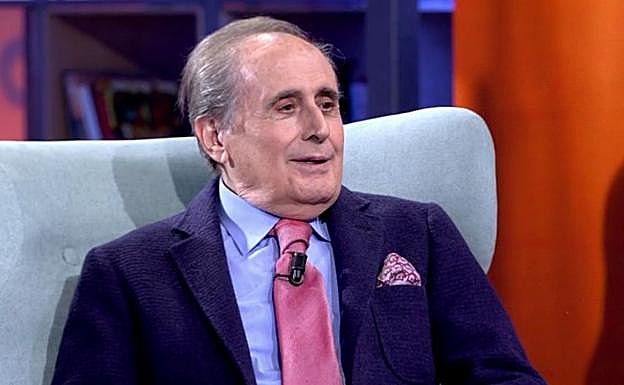 Jaime Peñafiel duante su entrevista con Toñi Moreno en 'Viva la vida'