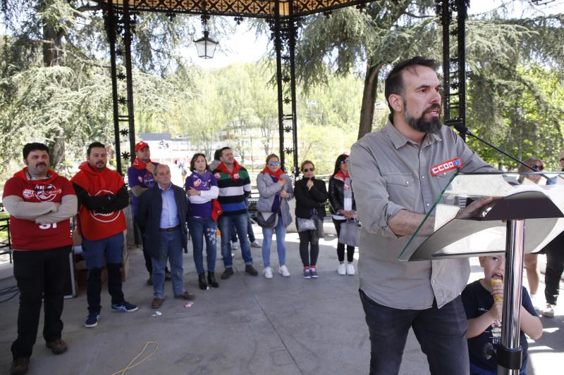 La manifestación parte del Parque Viejo de La Felguera bajo el lema «Igualdad, mejor empleo, mayores salarios, pensiones dignas»