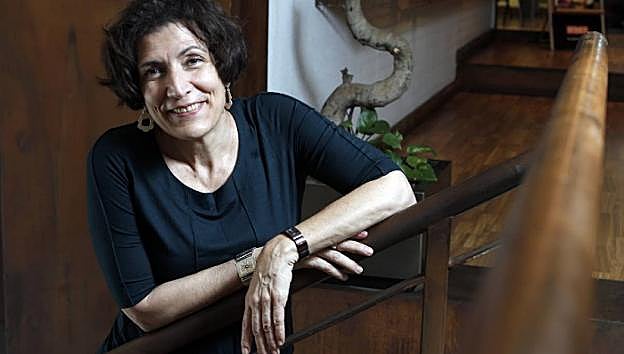 Alma Guillermoprieto, ayer, en su casa de Bogotá.