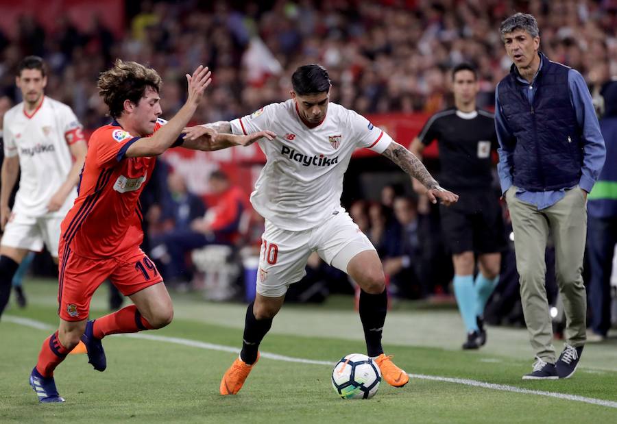 El equipo andaluz y el vasco se enfrentan en la Primera División. 