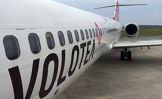 Un avión de Volotea.