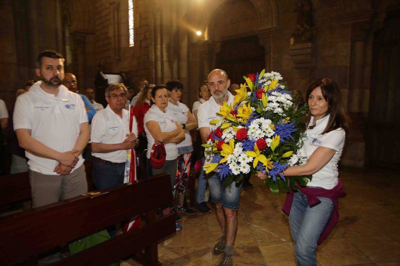 El presidente grupista, Antonio Corripio, señaló en la XXVI Marcha a Covadonga que «el reto es atraer a los niños para que ayuden a conservar estas tradiciones».