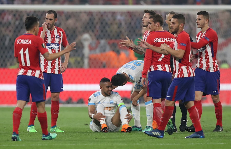 Dos tantos de Antoine Griezmann y otro de Gabi le sirvieron al Atlético de Madrid para derrotar en Lyon al Olympique de Marsella y conquistar su tercera Europa League. 